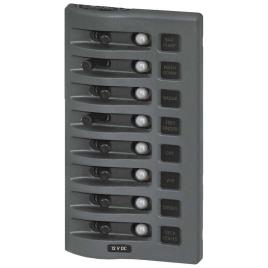 Blue Sea Systems Weatherdeck Panel Clb 8 Position One Size Grey
