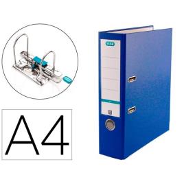 Pasta Arquivo Lombada 80mm A4 Elba Top Cartão Compacto PP Azul