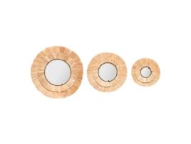 Kit De 3 Espelhos Serrapilheira Coleção Alba