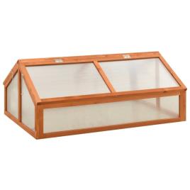 Estufa  Madeira de Abeto (Madeira - 120x80x50 cm - Castanho)