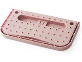 Sapateira WJS Prateleira Multifuncional Dobrável (Rosa)