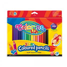 Lápis Cor Triangular Jumbo 18 Cores Colorino