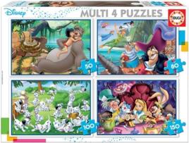 Puzzle EDUCA Classicos Disney (5 anos - 50 + 80 + 100 + 150 peças)