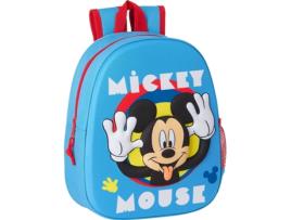 Mochila MICKEY CLUBHOUSE 3D (Azul - Poliéster - 32x10x27cm)
