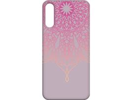 Capa Samsung Galaxy A70 FUNNY CASES Mandala Rosa