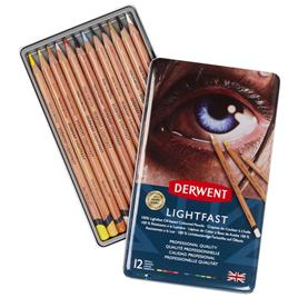 Derwent Lápis de Cor LightFast, Caixa de 12 Unidades