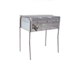 Gaiola para Furões GÓMEZ Y CRESPO 3 Departamentos (Cinzento - 103x75x119cm)