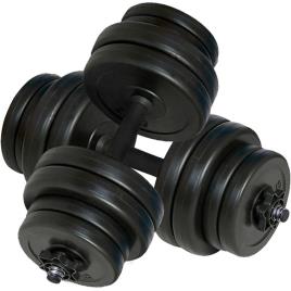 Halteres 30 kg (Conjunto 2x15kg)