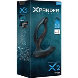 Massajador de Próstata Xpander X2 Silicone Noir  5152800000 (10,5 cm) Preto