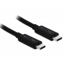 Cabo Thunderbold 3 Usb C 50 Cm One Size Black