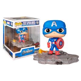 Os Vingadores Pop Captain America One Size Red / Blue / White