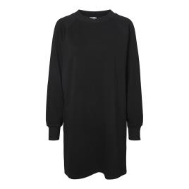 Vestido De Moletom Manga Comprida Lupa S Black