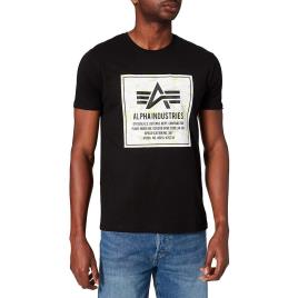 Camiseta De Manga Curta Camo Block L Black / Digi White Camo