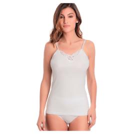 Camisola Interior Sem Mangas Princesa Milan 40 White