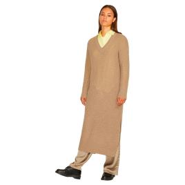 Vestido Longo Manga Comprida Nicolle Fluffy L Brindle