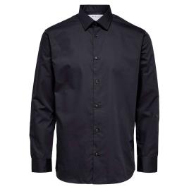 Camisa Manga Comprida Ethan Classic Slim M Black