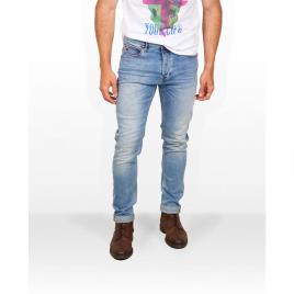 Skull Rider Jeans Slim 34 Light Blue