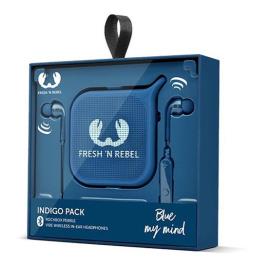 Pacote De Fones De Ouvido Sem Fio Rocbox Pebble+vibe In Ear One Size Indigo