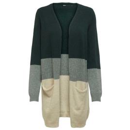 Casaco Queen Knit M June Bug / Stripes Balsam Green Melange / Oatmeal Melange