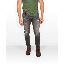 Efeito Jeans Angustiado Skinny 31 Grey