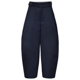 Calças 3d Wide Crop 26 Naval Blue