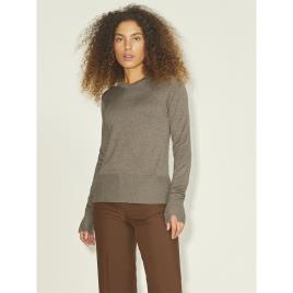Sweater Tripulação De Pescoço Lara Soft L Brindle