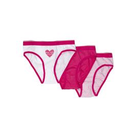 Dim Kids Calcinha Ad3093g.04r 3 Unidades 6 Years Pink