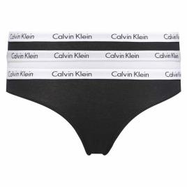 Calcinha 3 Unidades XS Black / White / Black