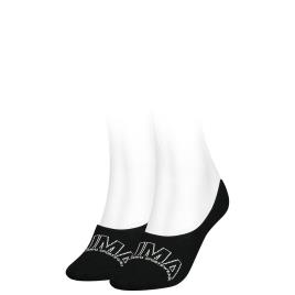Meias Logo Footie 2 Pares EU 39-42 Black Combo