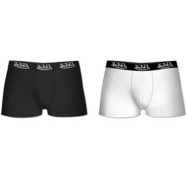 Boxer 2 Unidades 2XL Black / White