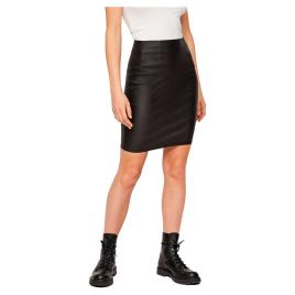 Saia Paro High Waist Coated L Black