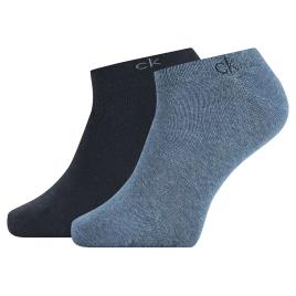 Meias Sneaker 2 Pares EU 39-42 Denim Melange