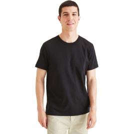 Camiseta De Manga Curta Icon Cotton XL Mineral Black