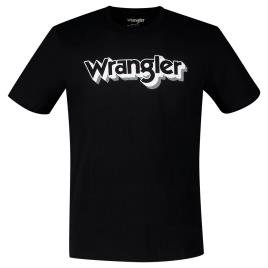 Wrangler Camiseta De Manga Curta Logo S Black