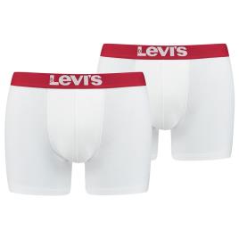 Levi´s ® Escorregar Solid Basic 2 Unidades XL White / White