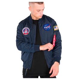 Casaco Ma-1 Tt Nasa Reversible Ii L Rep.Blue