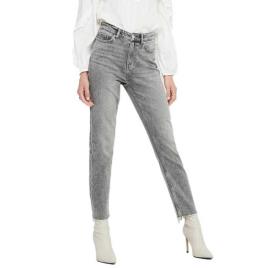 Jeans Emily Life High Waist Straight Raw Crop Ankle Nas028 29 Grey Denim