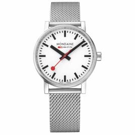 Relógio Evo2 35 mm White / Stainless Steel Mesh