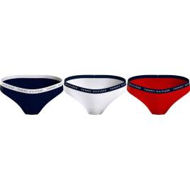 Tommy Hilfiger Underwear Algodão Breve 3 Unidades L White / Black