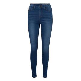 Jeans Cintura Alta Callie Skinny Vi021mb Curve 48 Medium Blue Denim
