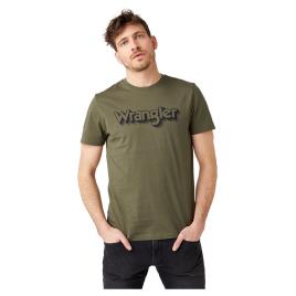 Wrangler Camiseta De Manga Curta Logo L Ivy Green