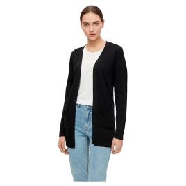 Cardigan Manga Comprida Thess L Black