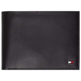 Eton Flap And Coin Pocket Leather One Size Black
