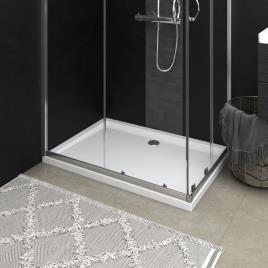 Base de chuveiro retangular 80x110 cm ABS branco