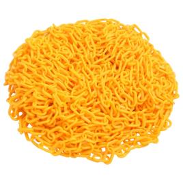Corrente de sinalização plástico 30 m Ø8 mm amarelo