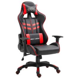 Cadeira de gaming couro artificial vermelho