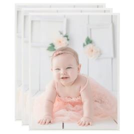 Molduras para parede ou mesa 3 pcs 20x25 cm MDF prateado