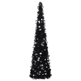 Árvore de Natal pop-up artificial 150 cm PET preto