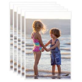Molduras para parede ou mesa 5 pcs 21x29,7 cm MDF branco