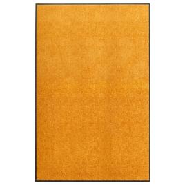 Tapete de porta lavável 120x180 cm laranja